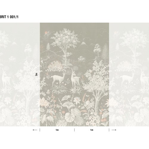 Панно Loymina British Style Forest BRIT 1 001/1 3×2
