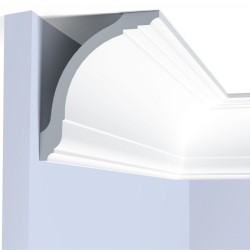 Потолочный плинтус под покраску Hiwood A212 2000×150×150