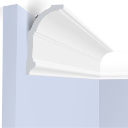 Потолочный плинтус под покраску Hiwood A70V2 с подсветкой 2000×37×70