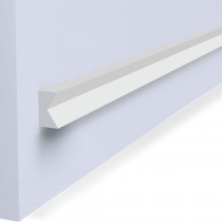 Молдинг из полистирола под покраску Hiwood TRV20 2700×20×12