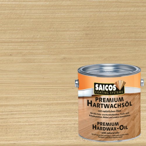 Масло с твердым воском для пола Saicos Premium Hartwachsol цвет 3317 Серебристо-серый матовый 0,75 л