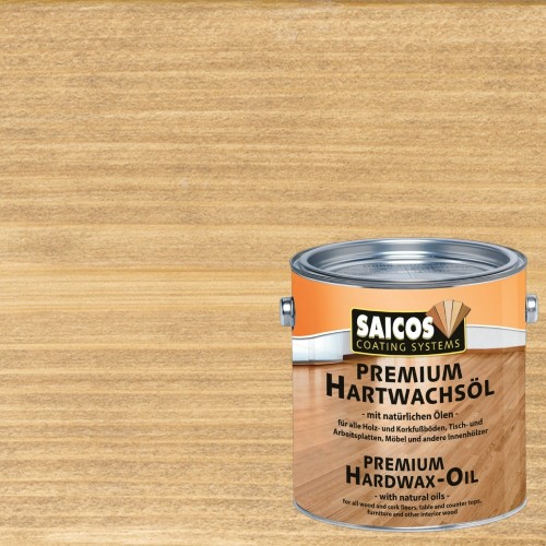 Масло с твердым воском для пола Saicos Premium Hartwachsol цвет 3381 Орех матовый 0,75 л