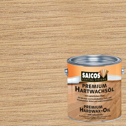 Масло с твердым воском для пола Saicos Premium Hartwachsol цвет 3299 Эффект с блестящим пигментом 0,125 л