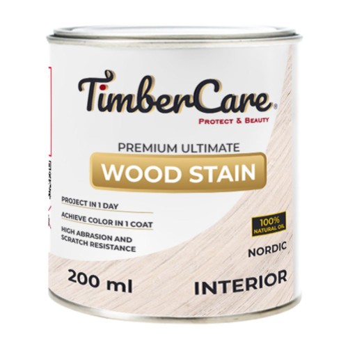 Масло для дерева TimberCare Wood Stain цвет Скандинавский 350001 шелковисто-матовое 0,2 л Масло для дерева TimberCare Wood Stain цвет Скандинавский 350001 шелковисто-матовое 0,2 л