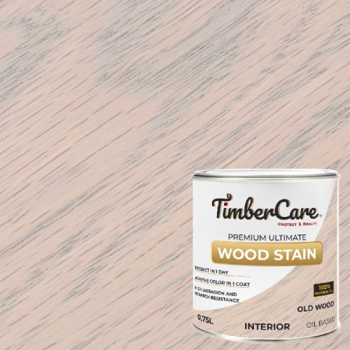 Масло цветное для дерева TimberCare Wood Stain цвет Старинное дерево 350008 шелковисто-матовое 0,75 л