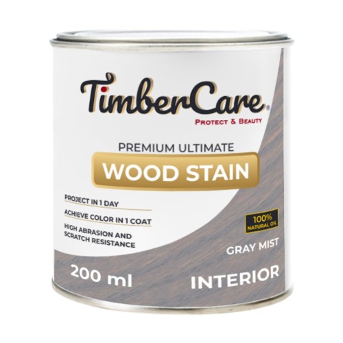 Масло для дерева TimberCare Wood Stain цвет Серая дымка 350009 шелковисто-матовое 0,2 л Масло для дерева TimberCare Wood Stain цвет Серая дымка 350009 шелковисто-матовое 0,2 л