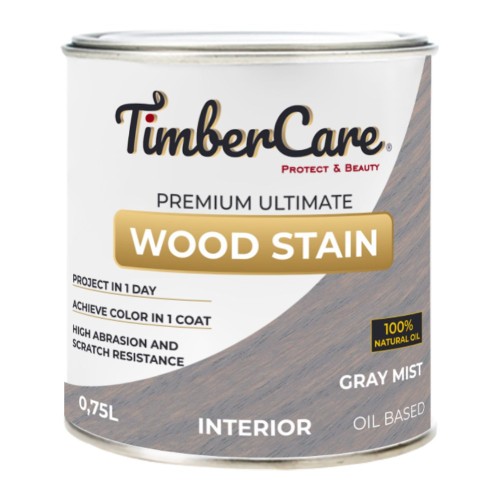 Масло для дерева TimberCare Wood Stain цвет Серая дымка 350010 шелковисто-матовое 0,75 л