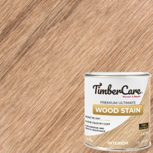 Масло для дерева TimberCare Wood Stain цвет Латте 350018 шелковисто-матовое 0,75 л