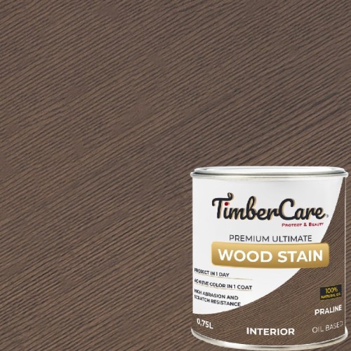 Масло для дерева TimberCare Wood Stain цвет Пралине 350034 шелковисто-матовое 0,75 л