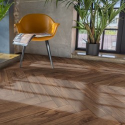 Кварцвиниловый SPC ламинат Aquafloor Parquet Plus AF6024PQN+ венгерская елка 720×120×7