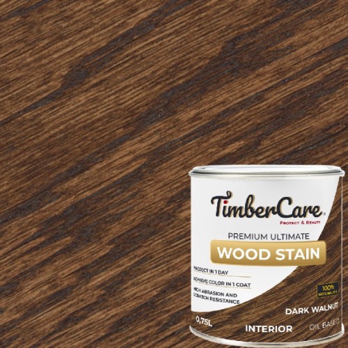 Масло для дерева TimberCare Wood Stain цвет Темный орех 350028 шелковисто-матовое 0,75 л
