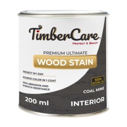 Масло для дерева TimberCare Wood Stain цвет Угольная шахта 350029 шелковисто-матовое 0,2 л