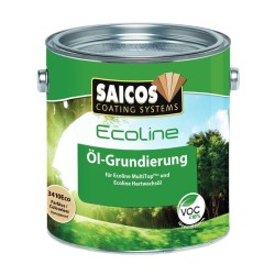 Масло бесцветное грунтовочное для дерева Saicos Ecoline Ol-Grundierung 3410 0,125 л