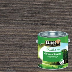Масло грунтовочное для дерева Saicos Ecoline Ol-Grundierung цвет 3490 Эбеновое дерево 0,125 л