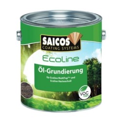 Масло грунтовочное для дерева Saicos Ecoline Ol-Grundierung цвет 3490 Эбеновое дерево 0,125 л