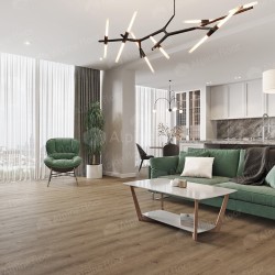 Кварцвиниловый SPC ламинат Alpine Floor Solo Plus Ларгетто ECO 14-301 1220×183×4