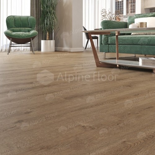 Кварцвиниловый SPC ламинат Alpine Floor Solo Plus Ларгетто ECO 14-301 1220×183×4