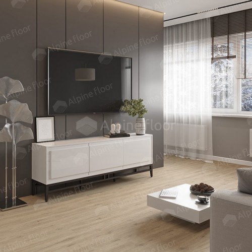 Кварцвиниловый SPC ламинат Alpine Floor Solo Plus Анданте ECO 14-1001 1220×183×4