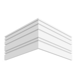 Стеновая панель под покраску Ultrawood UW 10 i 2800×240×17