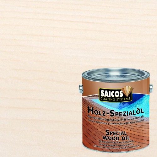 Масло для террас Saicos Holz-Spezialol цвет 0122 Белый 0,75 л