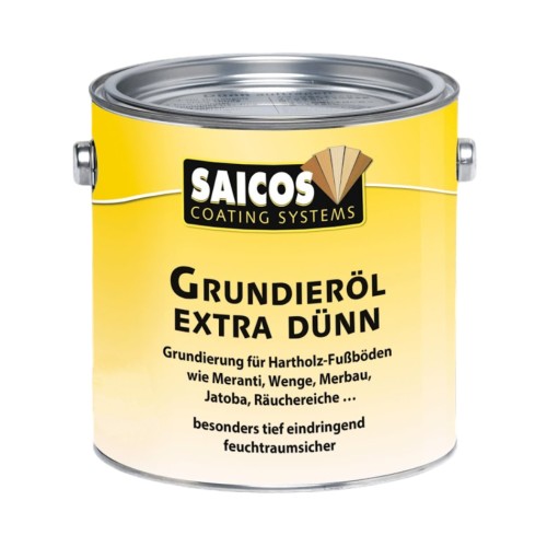 Масло бесцветное грунтовочное для пола Saicos Grundierol Extra Dunn 3001 2,5 л