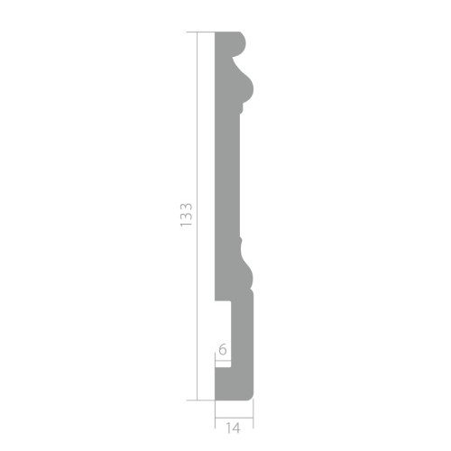 Плинтус под покраску Ultrawood Base 002 i 2000×133×14 Плинтус под покраску Ultrawood Base 002 i 2000×133×14