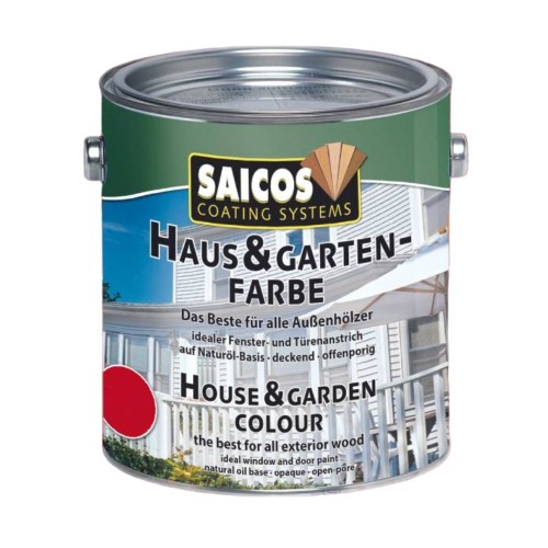 Краска укрывная для дерева Saicos Haus & Garten-Farbe цвет 2320 Восточный красный 0,125 л Краска укрывная для дерева Saicos Haus & Garten-Farbe цвет 2320 Восточный красный 0,125 л