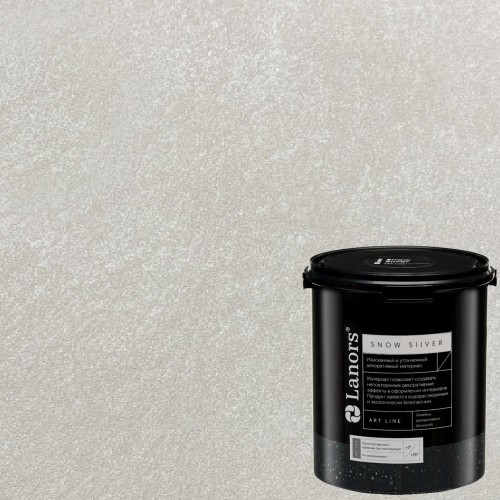 Краска декоративная Lanors Snow Silver цвет SNS_012 3 кг