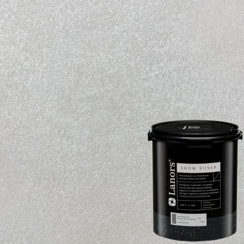 Краска декоративная Lanors Snow Silver цвет SNS_015 3 кг