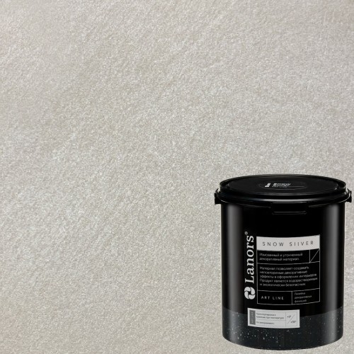 Краска декоративная Lanors Snow Silver цвет SNS_020 3 кг