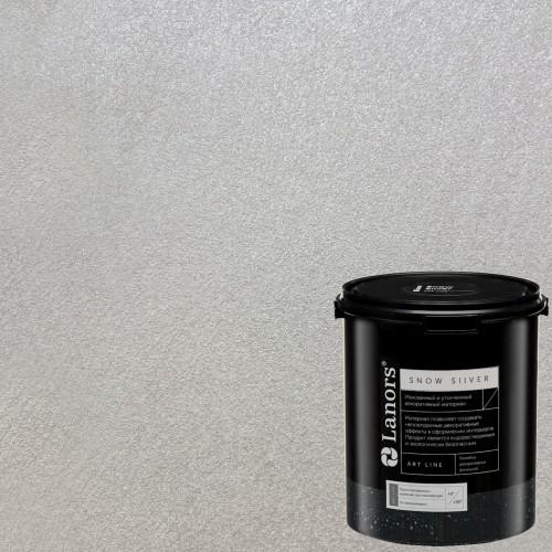 Краска декоративная Lanors Snow Silver цвет SNS_022 3 кг