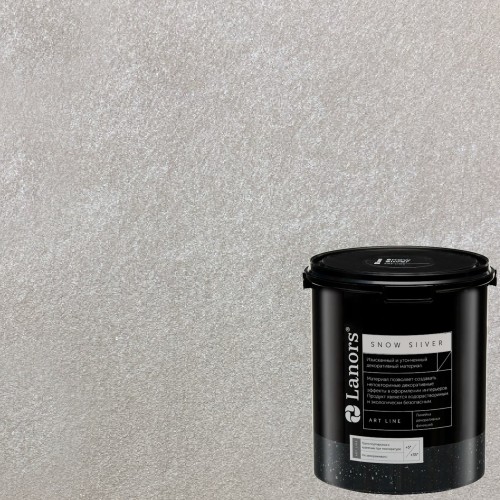 Краска декоративная Lanors Snow Silver цвет SNS_024 3 кг