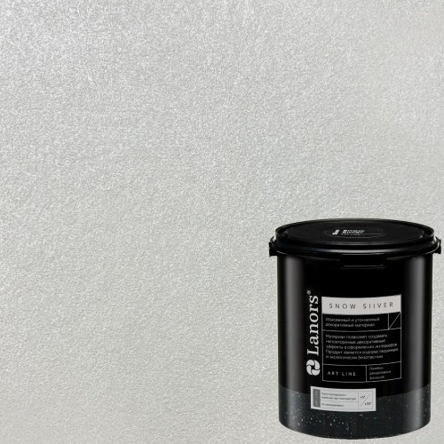 Краска декоративная Lanors Snow Silver цвет SNS_029 3 кг