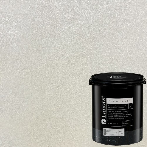 Краска декоративная Lanors Snow Silver цвет SNS_038 3 кг