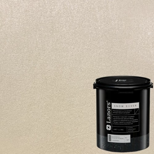 Краска декоративная Lanors Snow Silver цвет SNS_039 3 кг