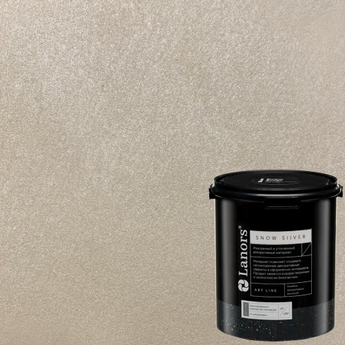 Краска декоративная Lanors Snow Silver цвет SNS_043 3 кг