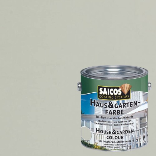 Краска укрывная для дерева Saicos Haus & Garten-Farbe цвет 2700 Серый агат 2,5 л