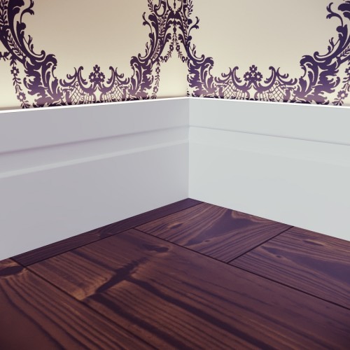 Плинтус МДФ под покраску Evrowood PN 022 Led с подсветкой 2000×70×16 Плинтус МДФ под покраску Evrowood PN 022 Led с подсветкой 2000×70×16