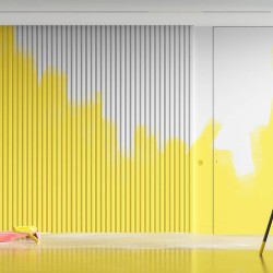 Покраска стеновых панелей шириной до 140 мм в матовом блеске 5%