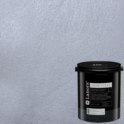 Краска декоративная Lanors Snow Silver цвет SNS_060 3 кг