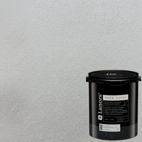 Краска декоративная Lanors Snow Silver цвет SNS_078 3 кг