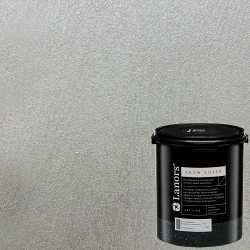 Краска декоративная Lanors Snow Silver цвет SNS_080 3 кг