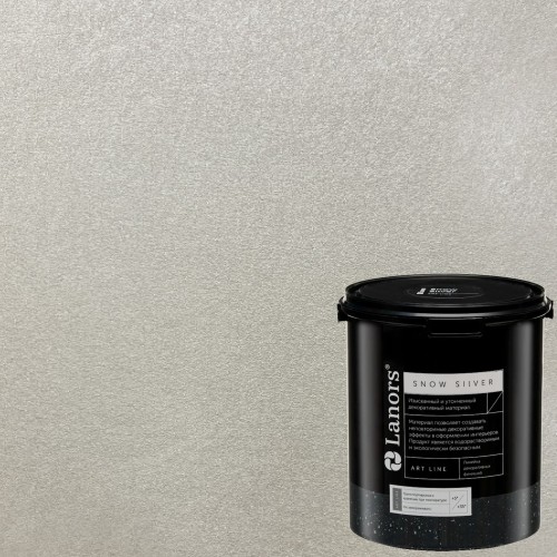 Краска декоративная Lanors Snow Silver цвет SNS_083 3 кг