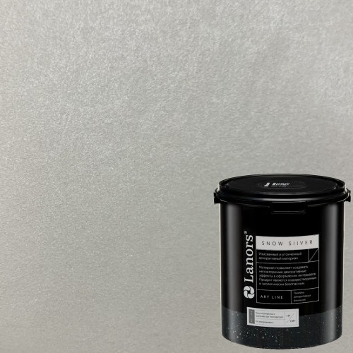 Краска декоративная Lanors Snow Silver цвет SNS_085 3 кг