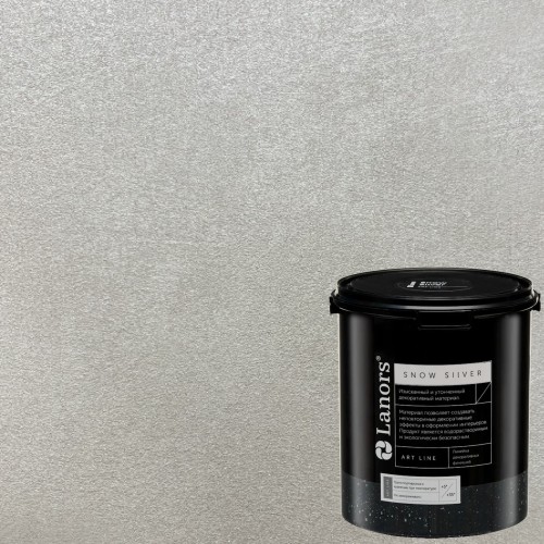 Краска декоративная Lanors Snow Silver цвет SNS_087 3 кг