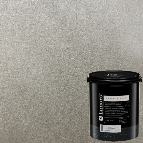 Краска декоративная Lanors Snow Silver цвет SNS_089 3 кг