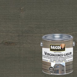 Лазурь для дерева Saicos Vergrauungs-Lasur цвет 7620 Графитово-серый 0,125 л