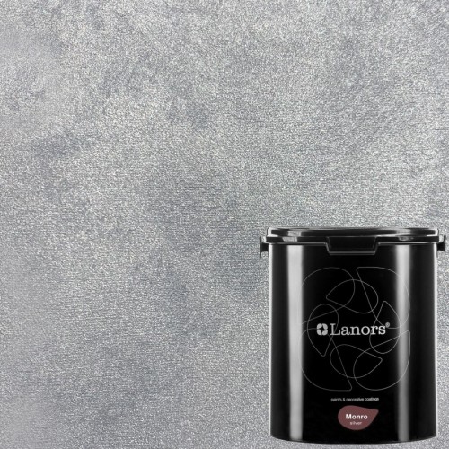 Краска декоративная Lanors Monro Silver цвет MS_058 3 кг