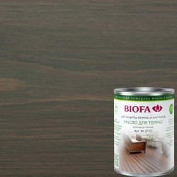 Масло для террас Biofa 3753 цвет 3706 Базальт 0,4 л