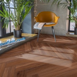 Кварцвиниловый SPC ламинат Aquafloor Space Parquet Light AF4510PQL венгерская елка 610×122×4,5